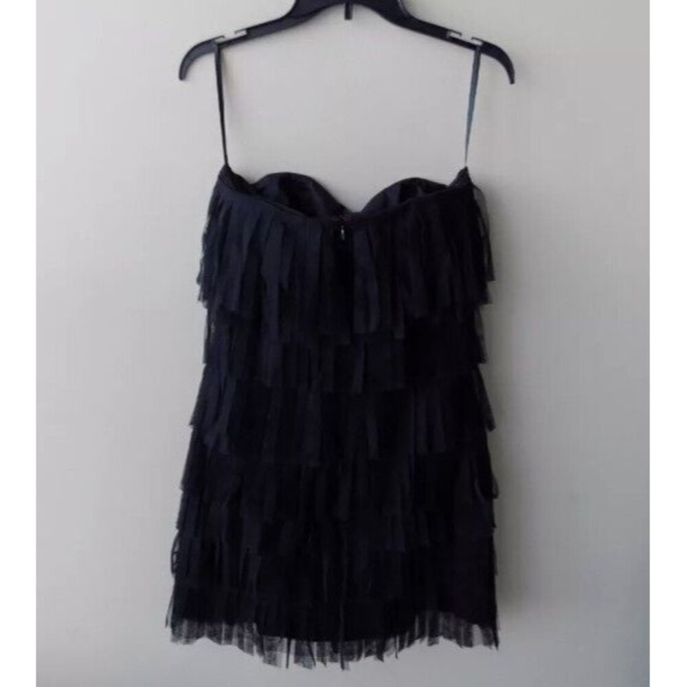 NWT $248 Ann Taylor! Sophisticated Strapless Sheath Evening Black Dress Size 2 - Picture 4 of 6